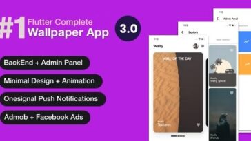 Flutter Wallpaper App Nulled Backend+ Admin Panel Free Download
