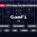 GamFi Metaverse Web3 IGO IDO Token Launchpad Figma Template Nulled