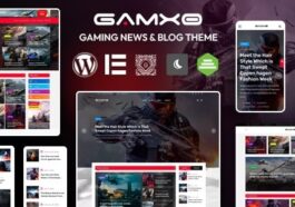 Gamxo WordPress Gaming News & Blog Theme Nulled