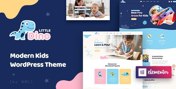 Littledino - Modern Kids WordPress Theme Nulled