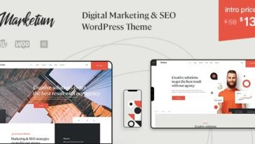 Marketum Nulled Digital marketing & SEO WordPress Theme Free Download