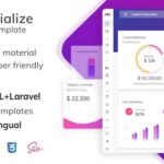 Materialize Nulled HTML & Laravel Material Design Admin Template Free Download