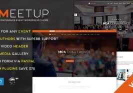 Meetup Nulled Conference Event WordPress Theme Free Download