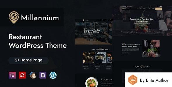 Millennium Restaurant WordPress Theme Nulled Free Download 