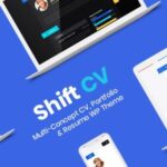 ShiftCV Nulled Blog Resume Portfolio WordPress Free Download