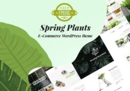 Spring Plants Nulled Gardening & Houseplants WordPress Theme Free Download