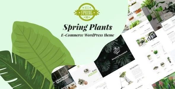 Spring Plants Nulled Gardening & Houseplants WordPress Theme Free Download