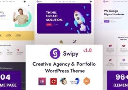 Swipy Creative Agency WordPress Theme Nulled