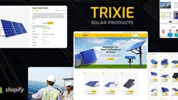 Trixe Nulled Solar Responsive Shopify Template Free Download