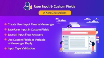 User Input & Custom Fields addon for Xerochat Nulled Free Download