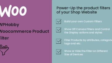 WPHobby WooCommerce Product Filter Free Download