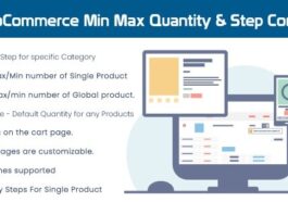 WooCommerce Min Max Quantity & Step Control Nulled Free Download