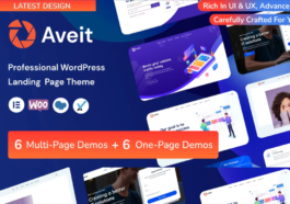 free download Aveti - Elementor Landing Page WordPress Theme nulled