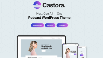 free download Castora - Podcast WordPress Theme nulled