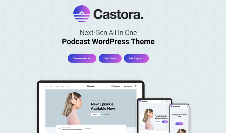 free download Castora - Podcast WordPress Theme nulled