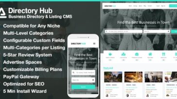 free download Directory Hub Listing & Business Directory CMS nulled