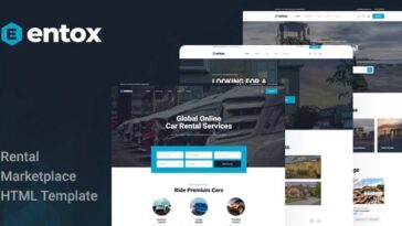free download Entox - Rental Marketplace HTML Template nulled