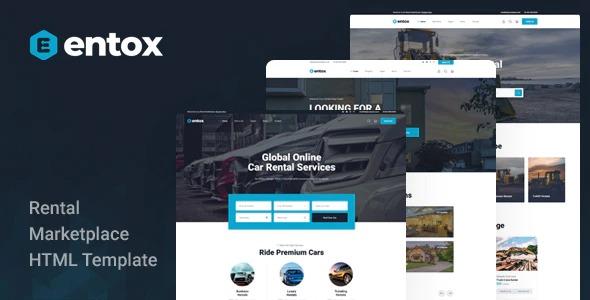 free download Entox - Rental Marketplace HTML Template nulled