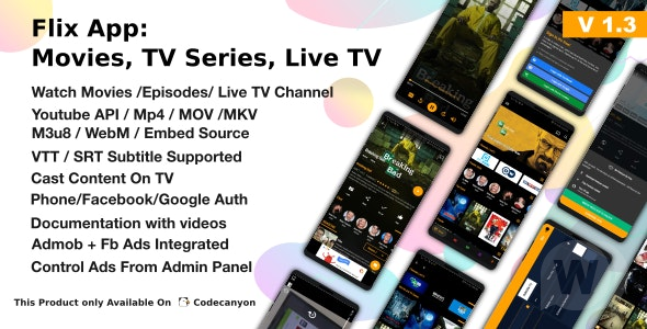 free download Flix App Movies - TV Series - Live TV Channels - TV Cast nulled