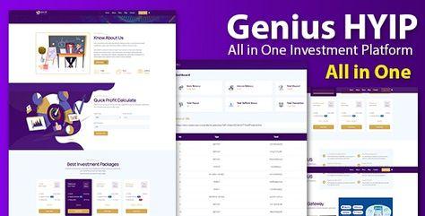 free download Genius HYIP - All in One Investment Platform nulled