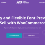 free download Jeg Font Preview - WooCommerce Extension WordPress Plugin nulled