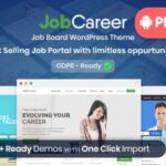 free download JobCareer Job Board Responsive WordPress Theme nulled