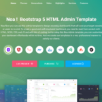 free download NOA - Admin & Dashboard Template nulled