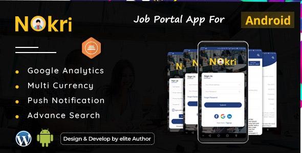 free download Nokri – Job Board Native Android App nulled