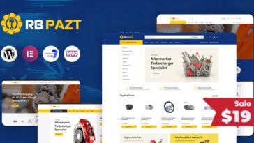free download RBpazt – Auto Parts WooCommerce Theme nulled