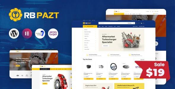 free download RBpazt – Auto Parts WooCommerce Theme nulled