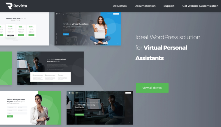 free download Revirta Personal Virtual Assistant & Secretary WordPress Theme nulled