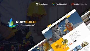 free download RubyBuild – Building & Construction WordPress Theme nulled