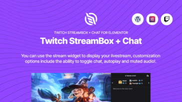 free download Struninn - Twitch Streambox with Chat and Videos nulled