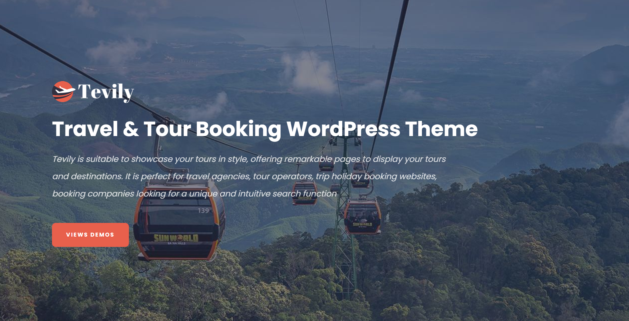 free download Tevily - Travel & Tour Booking WordPress Theme nulled