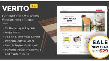 free download Verito - Furniture Store WooCommerce WordPress Theme nulled
