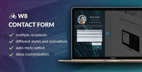 free download W8 Contact Form – WordPress Contact Form Plugin nulled