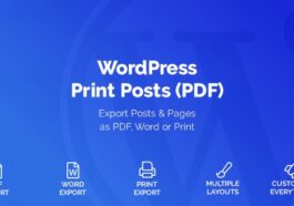 free download WordPress Print Posts & Pages nulled