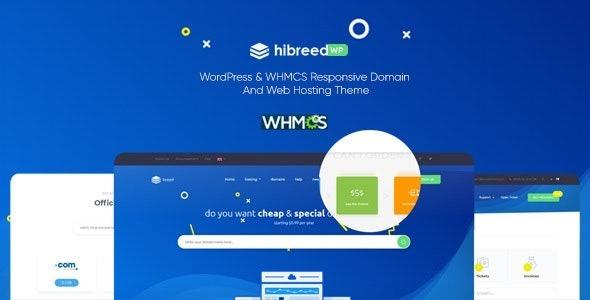 hibreed Nulled WordPress & WHMCS Hosting Theme Free Download
