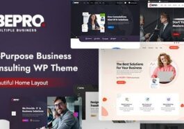 Bepro Multipurpose Business WordPress Theme Nulled Free Download