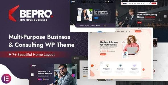 Bepro Multipurpose Business WordPress Theme Nulled Free Download