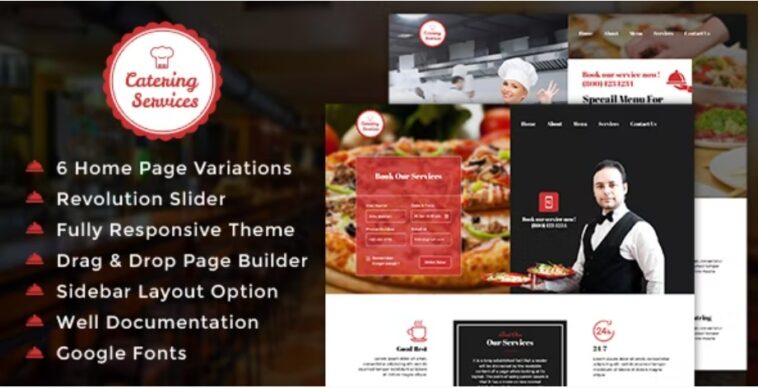 Catering WordPress Theme Nulled