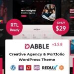 Dabble Creative Agency & Portfolio WordPress Theme Nulled Free Download