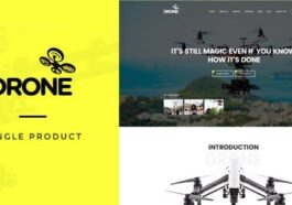 Drone Single Product WordPress Theme Nulled