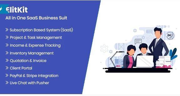 ElitKit Nulled SaaS Application for Business Free Download