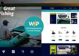 Fishing and Hunting Nulled Hobby WordPress Theme Free Download