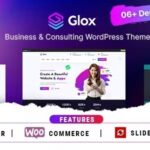 Glox Free Download Business & Consulting WordPress Theme Nulled