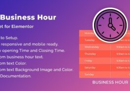 HT Business Hour Widget for Elementor Nulled