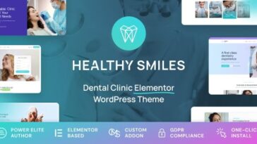 Healthy Smiles Nulled Dental WordPress Theme Free Download
