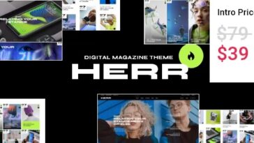 Herr - Digital Magazine Theme Nulled