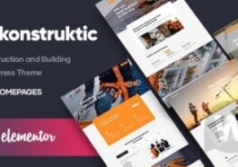 Konstruktic Construction WordPress Theme Nulled Free Download